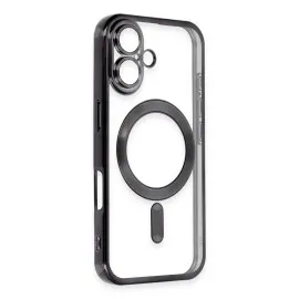 Newface Iphone 16 Plus Kılıf Kross Magneticsafe Kapak - Siyah
