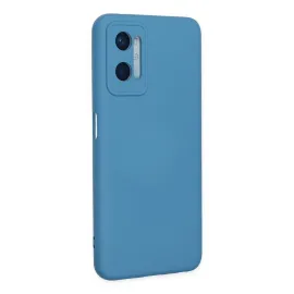 Newface Oppo A96 Kılıf Nano Içi Kadife Silikon - Mavi