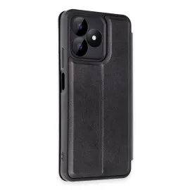 Newface Realme Note 50 4G Kılıf Flip Cover - Siyah