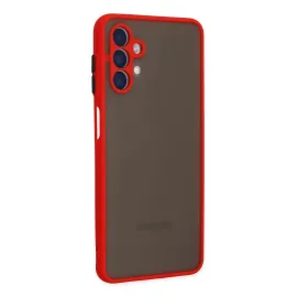 Newface Samsung Galaxy A04S Kılıf Montreal Silikon Kapak - Kırmızı