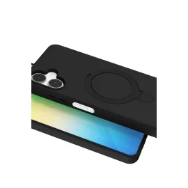 Newface Samsung Galaxy A06 Regal Magsafe Standlı Kapak - Siyah