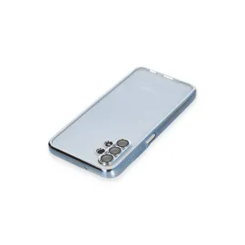 Newface Samsung Galaxy A13 4G Kılıf Razer Lensli Silikon - Açık Mavi