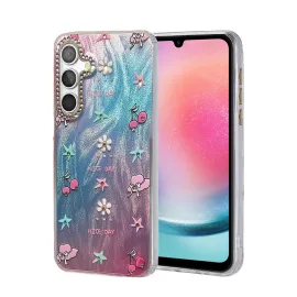 Newface Samsung Galaxy A24 4G Kılıf Blade Aynalı Desenli Kapak - Desen 4