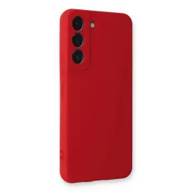 Newface Samsung Galaxy S23 Plus Kılıf Nano Içi Kadife Silikon - Kırmızı