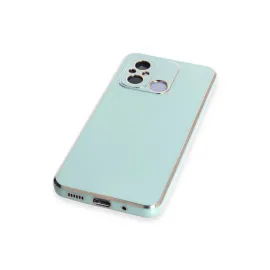 Newface Xiaomi Redmi 12C Kılıf Volet Silikon - Açık Yeşil