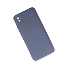 Newface Xiaomi Redmi 9A Kılıf Nano Içi Kadife Silikon - Gri