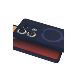 Newface Xiaomi Redmi Note 13 Pro 4G Regal Magsafe Standlı Kapak - Lacivert