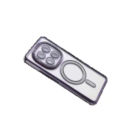 Newface Xiaomi Redmi Note 14 Pro 4G Joke Simli Magneticsafe Kılıf - Derin Mor