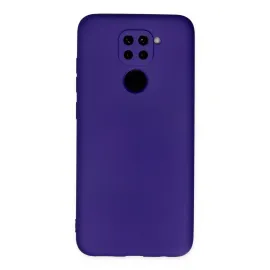 Newface Xiaomi Redmi Note 9 Kılıf Nano Içi Kadife Silikon - Mor