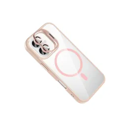 Joko Apple Iphone 17 Remim Lensli Magsafe Standlı Kapak - Pembe