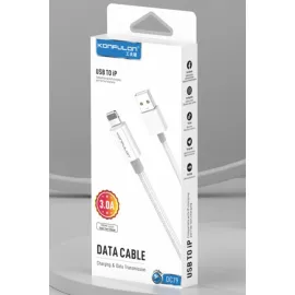 Konfulon DC79 1M 3A USB to Lightning Hızlı Şarj Kablo - Beyaz