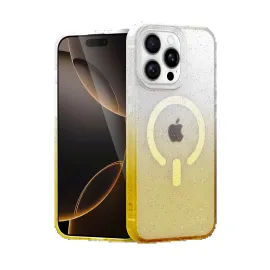 Newface Apple Iphone 14 Pro Pummel Shiny Magsafe Kapak - Gold