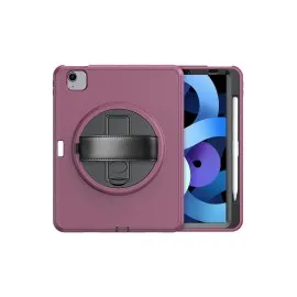 Newface Ipad 2022 10.9 (10.nesil) Kılıf Hand Strap Tablet Kılıfı - Mürdüm