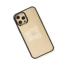 Newface Iphone 12 Pro Max Kılıf Element Silikon - Siyah