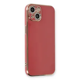 Newface Iphone 13 Kılıf Volet Silikon - Kırmızı