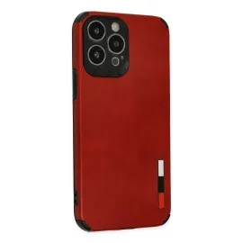 Newface Iphone 13 Pro Max Kılıf Loop Deri Silikon - Kırmızı