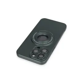 Newface iPhone 13 Pro Max Kılıf Lukka Magneticsafe Kapak - Koyu Yeşil