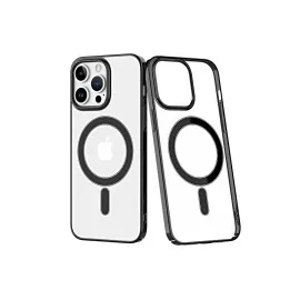 Newface Iphone 14 Pro Max Kılıf Element Magneticsafe Sert Kapak - Siyah