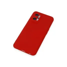 Newface Realme 9I 4G Kılıf Nano Içi Kadife Silikon - Kırmızı