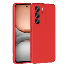 Newface Realme C75 4G First Silikon - Kırmızı
