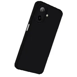 Newface Samsung Galaxy A07 Nano Içi Kadife Silikon - Siyah