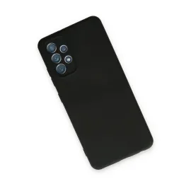 Newface Samsung Galaxy A13 4G Kılıf Nano Içi Kadife Silikon - Siyah