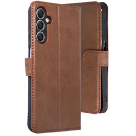 Newface Samsung Galaxy A24 4G Kılıf Trend S Plus Kapaklı Kılıf - Taba