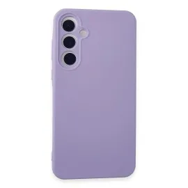 Newface Samsung Galaxy A55 5G Kılıf Nano içi Kadife Silikon - Lila