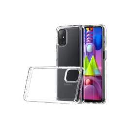 Newface Samsung Galaxy M51 Kılıf Lüx Şeffaf Silikon