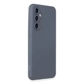 Newface Samsung Galaxy S23 Fe Kılıf Nano Içi Kadife Silikon - Gri