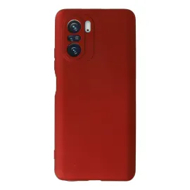 Newface Xiaomi Poco F3 Kılıf First Silikon - Kırmızı