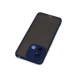 Newface Xiaomi Redmi 12C Kılıf Montreal Silikon Kapak - Lacivert