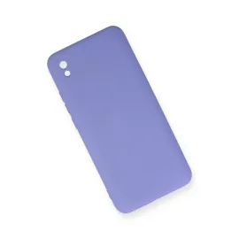 Newface Xiaomi Redmi 9A Kılıf Nano Içi Kadife Silikon - Lila