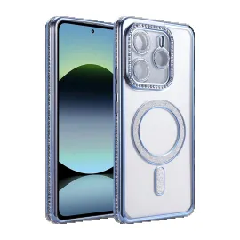 Newface Xiaomi Redmi Note 14 4G Joke Simli Magneticsafe Kılıf - Mavi