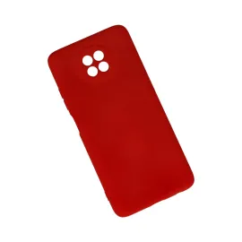 Newface Xiaomi Redmi Note 9 5G Kılıf Nano Içi Kadife Silikon - Kırmızı