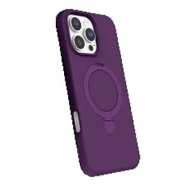 Newface Apple iPhone 16 Pro Max Regal Magsafe Standlı Kapak - Derin Mor
