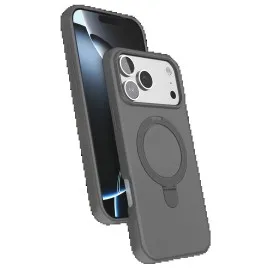 Newface Apple iPhone 17 Pro Max Regal Magsafe Standlı Kapak - Titan Gri