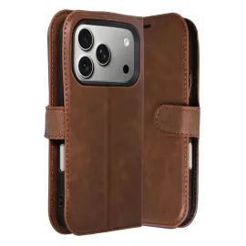 Newface Apple Iphone 17 Pro Trend S Plus Kapaklı Kılıf - Taba