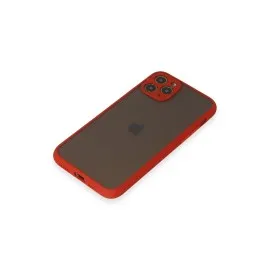 Newface Iphone 11 Pro Kılıf Montreal Silikon Kapak - Kırmızı