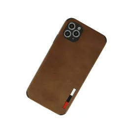 Newface Iphone 11 Pro Max Kılıf Loop Deri Silikon - Kahverengi