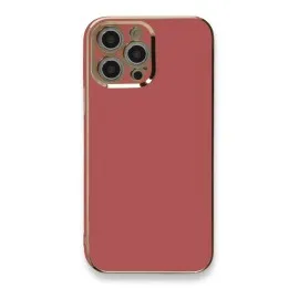 Newface Iphone 12 Pro Max Kılıf Volet Silikon - Kırmızı