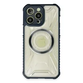 Newface Iphone 13 Pro Max Kılıf Prag Magneticsafe Kapak - Lacivert