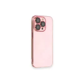 Newface Iphone 14 Pro Kılıf Armada Lensli Kapak - Rose Gold