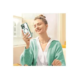Newface Iphone 15 Pro Kılıf Kross Magneticsafe Kapak - Lacivert