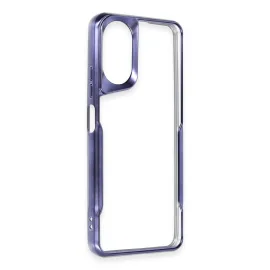 Newface Oppo A38 Kılıf Boyi Silikon Kapak - Lacivert