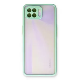 Newface Oppo Reno 4 Lite Kılıf Montreal Silikon Kapak - Turkuaz