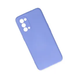 Newface Oppo Reno 5 Kılıf Nano Içi Kadife Silikon - Lila