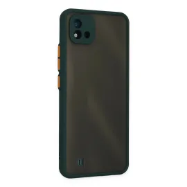 Newface Realme C11 2021 Kılıf Montreal Silikon Kapak - Yeşil