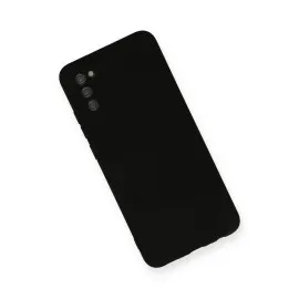 Newface Samsung Galaxy A03S Kılıf Nano Içi Kadife  Silikon - Siyah