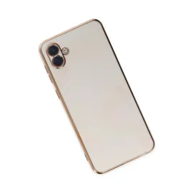 Newface Samsung Galaxy A04 Kılıf Volet Silikon - Beyaz